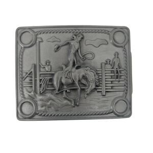 Sissie & Me Cowboy Cowgirl Belt Buckle Bronco Rodeo Western